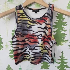 Ed Hardy Tiger Print Women's Crop Top